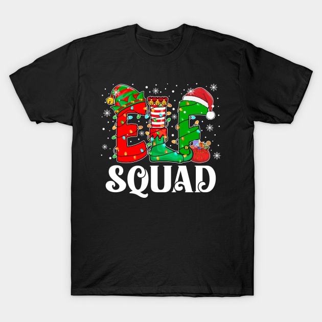 Elf Squad Christmas Matching Family T-Shirt by antrazdixonlda